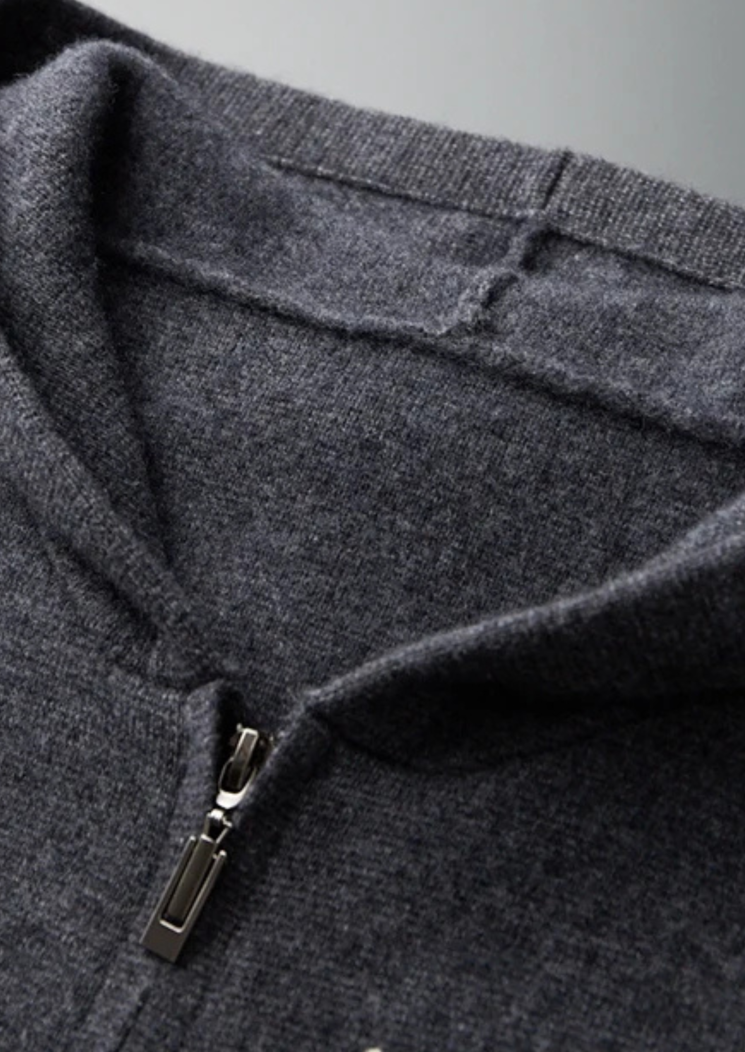 House of Whitmore | Hooded Zip-Up Knit Sweater