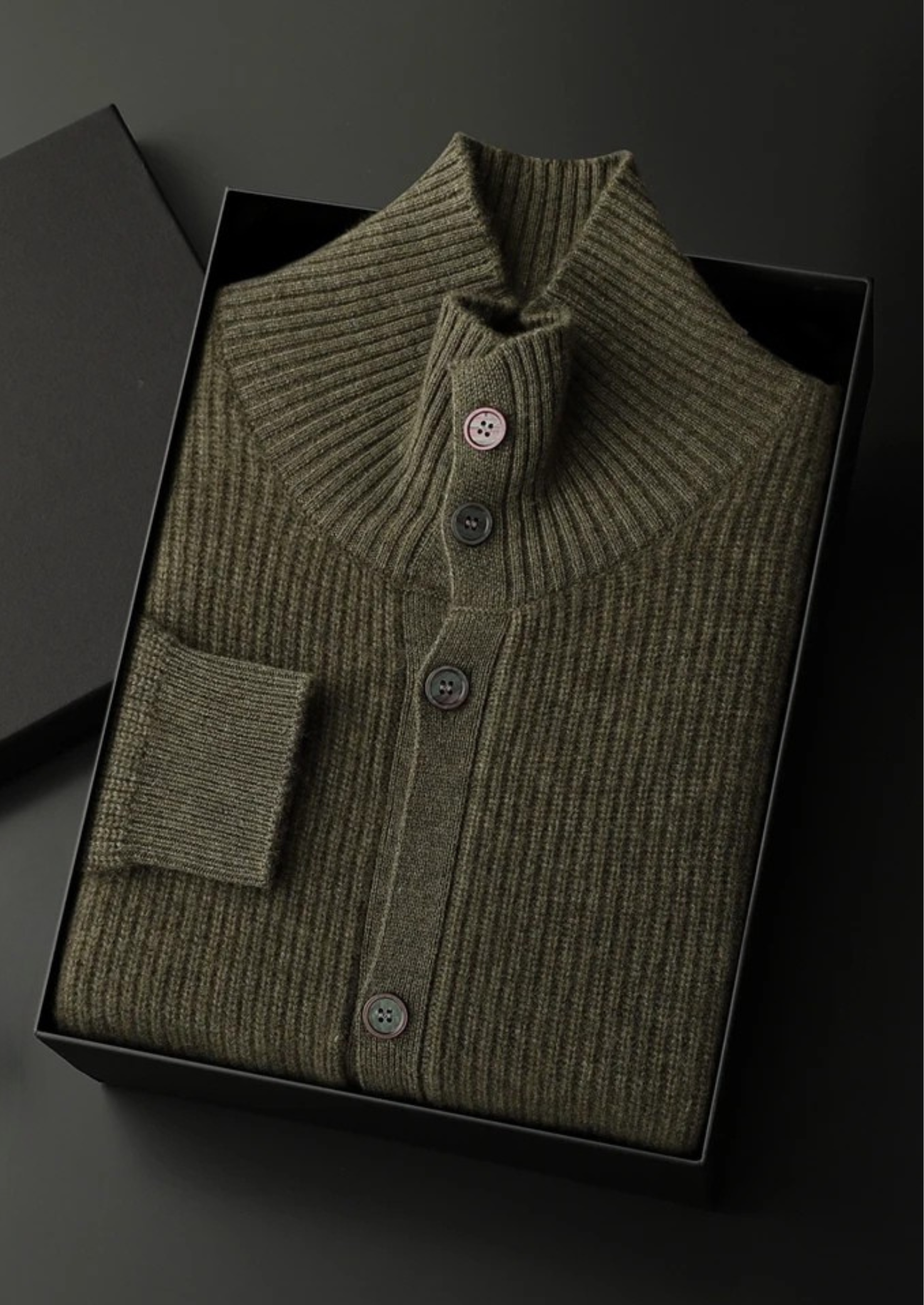 House of Whitmore | Classic Button-Front Knit Sweater