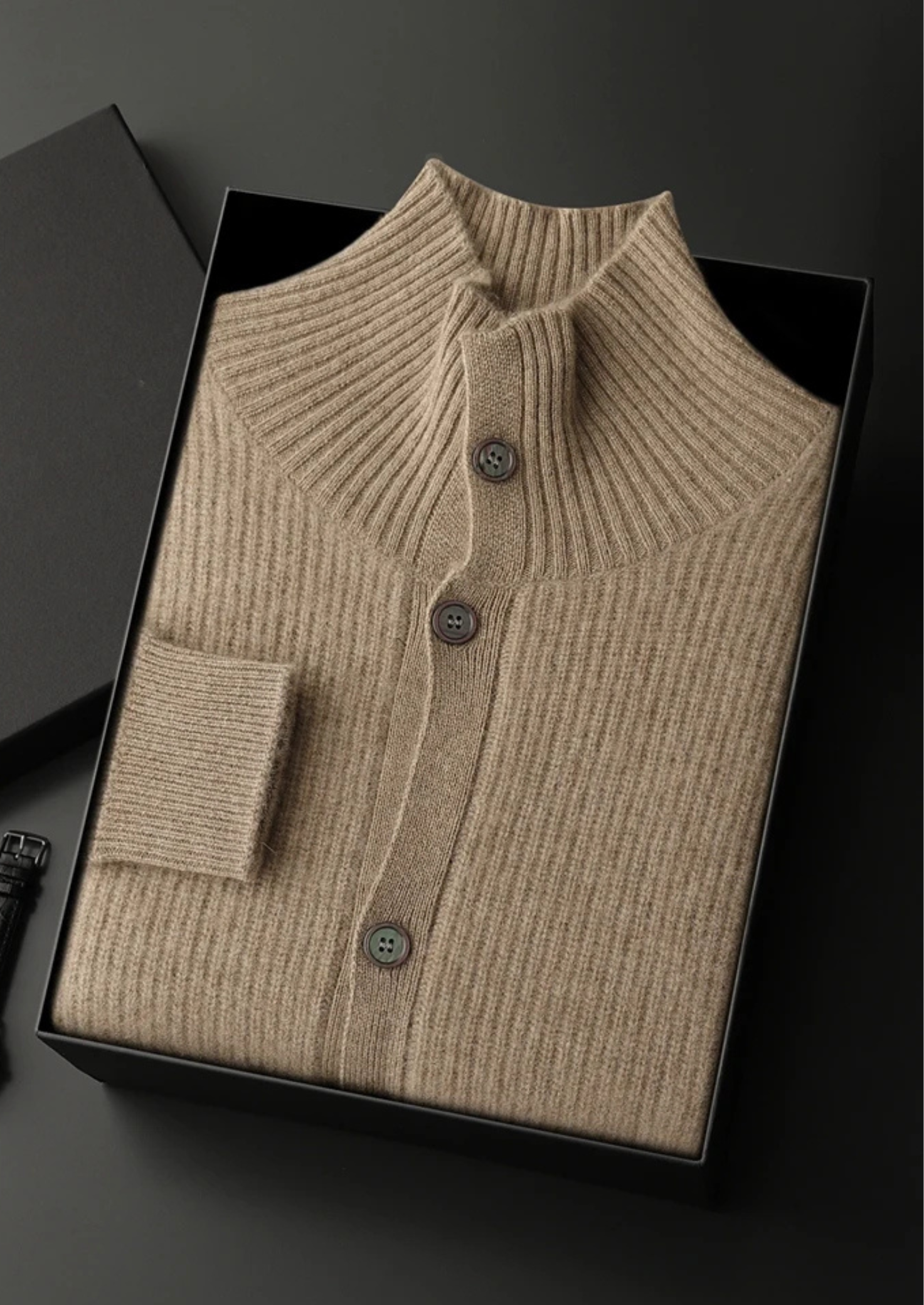 House of Whitmore | Classic Button-Front Knit Sweater