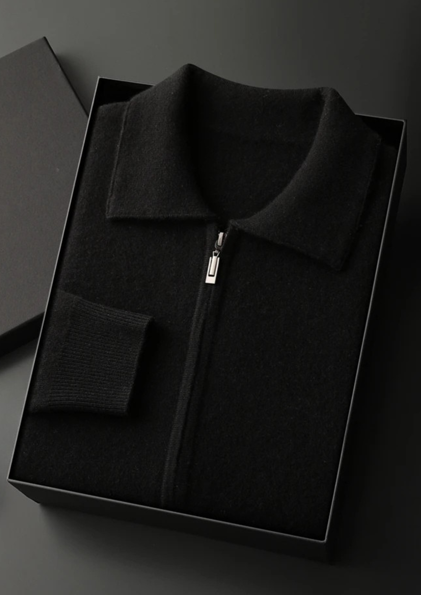 House of Whitmore | Full-Zip Knit Sweater