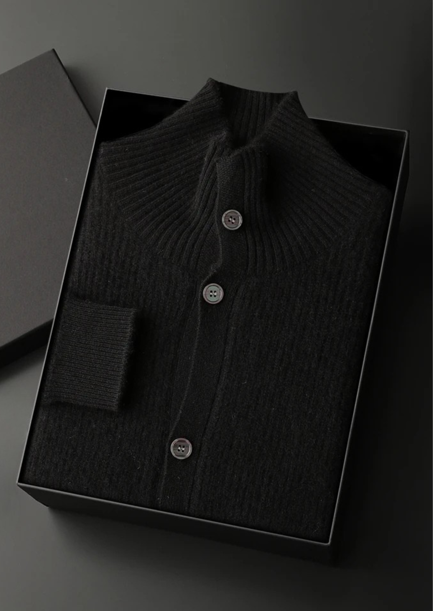 House of Whitmore | Classic Button-Front Knit Sweater
