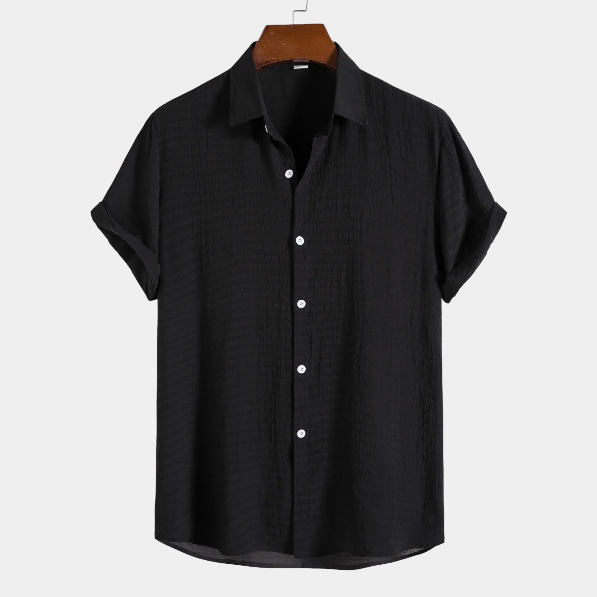 House of Whitmore │ Short-Sleeve Open-Collar Shirt