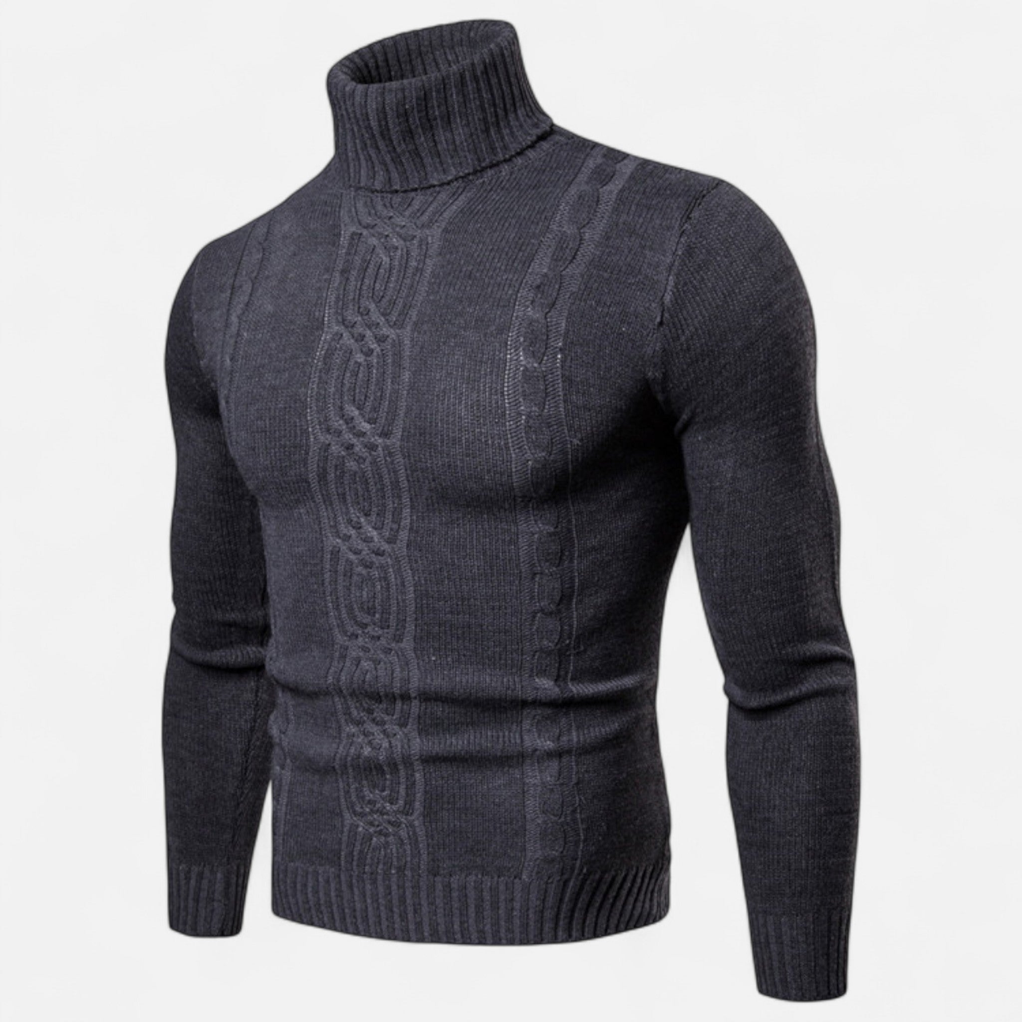 House of Whitmore | Cable Knit Turtleneck
