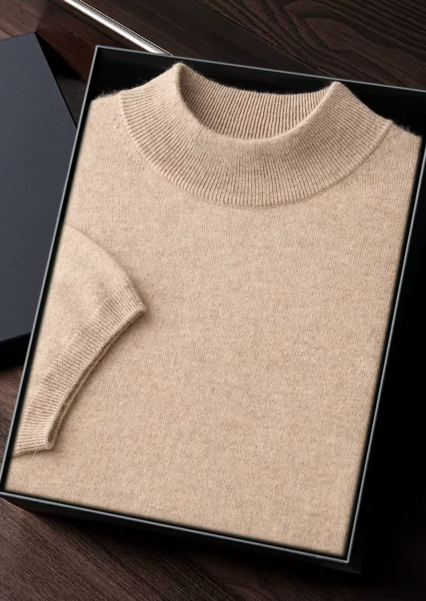 House of Whitmore | Short-Sleeve Mock Neck Knit