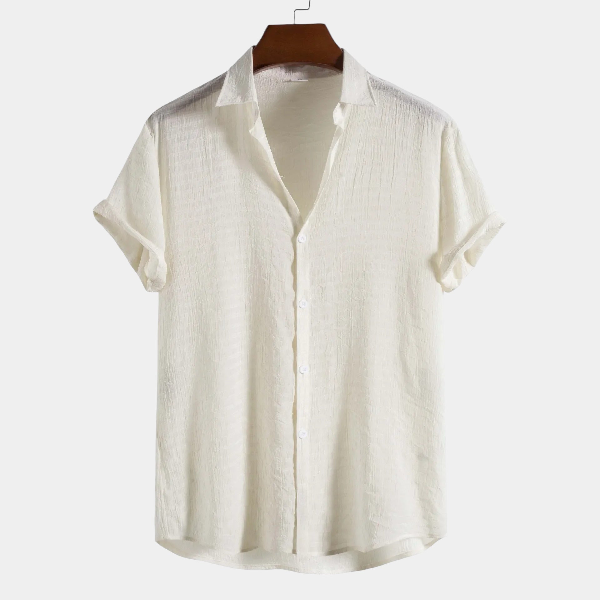 House of Whitmore │ Short-Sleeve Open-Collar Shirt