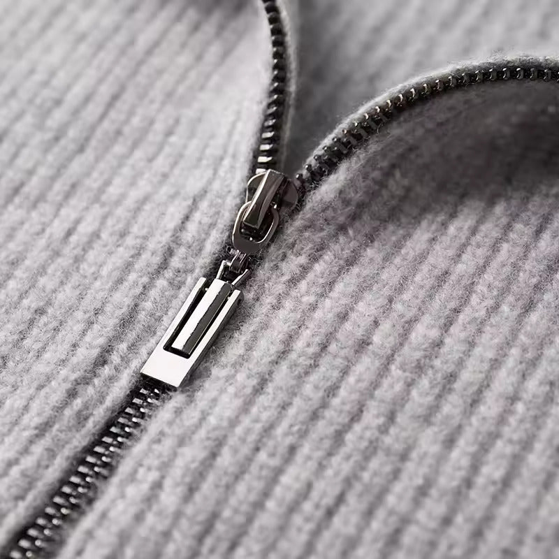 House of Whitemore | Heritage Zip Knit Sweater