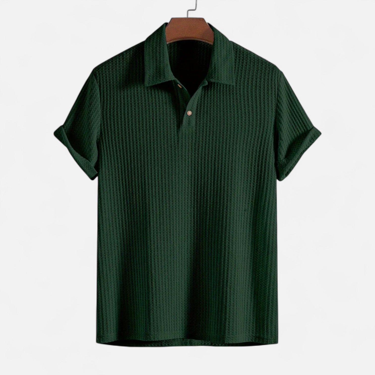 House of Whitmore | Waffle Knit Polo Shirt