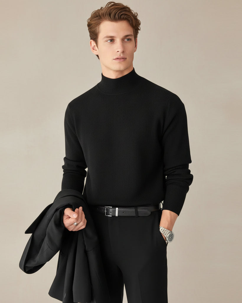 House of Whitmore │ Refined High-Neck Knit