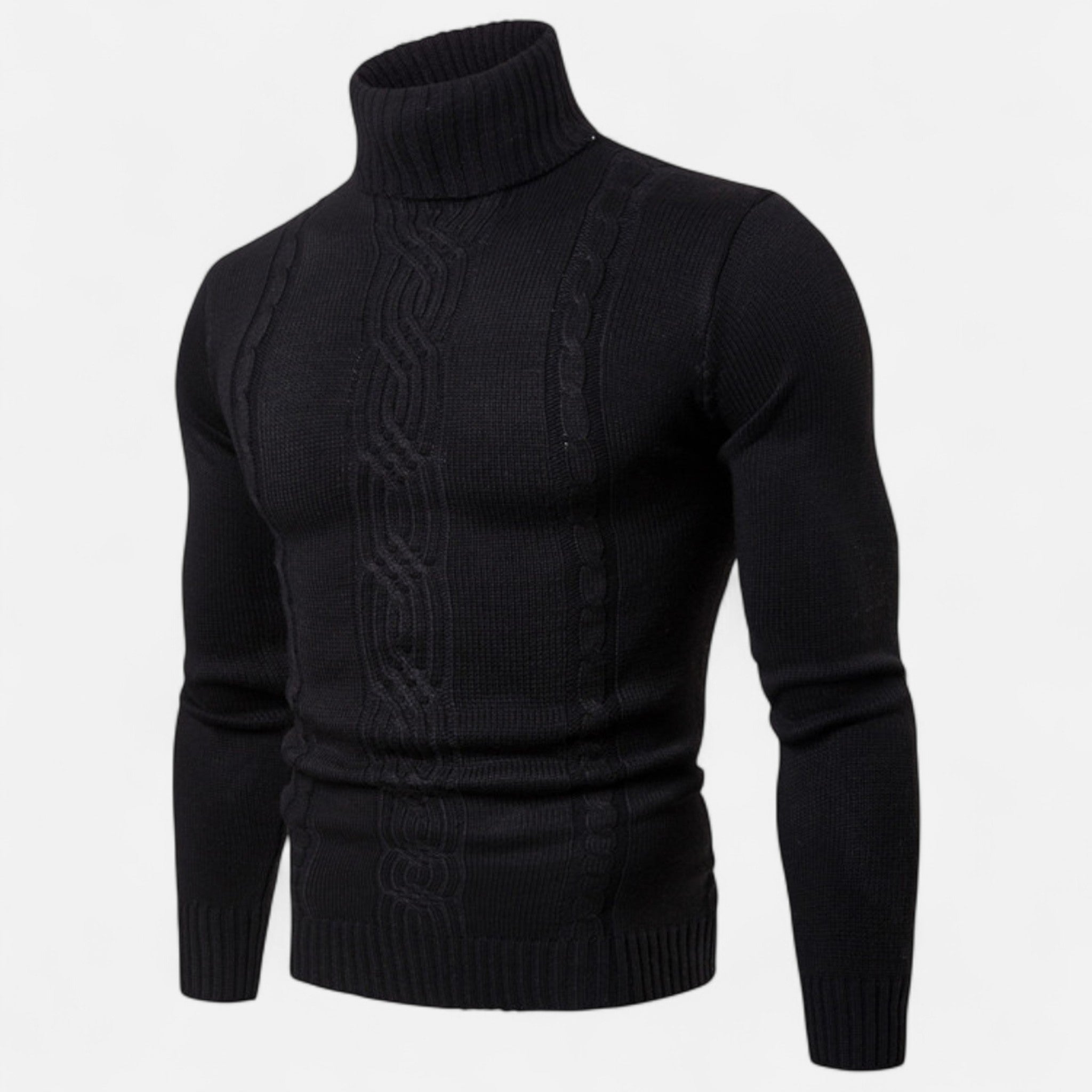House of Whitmore | Cable Knit Turtleneck