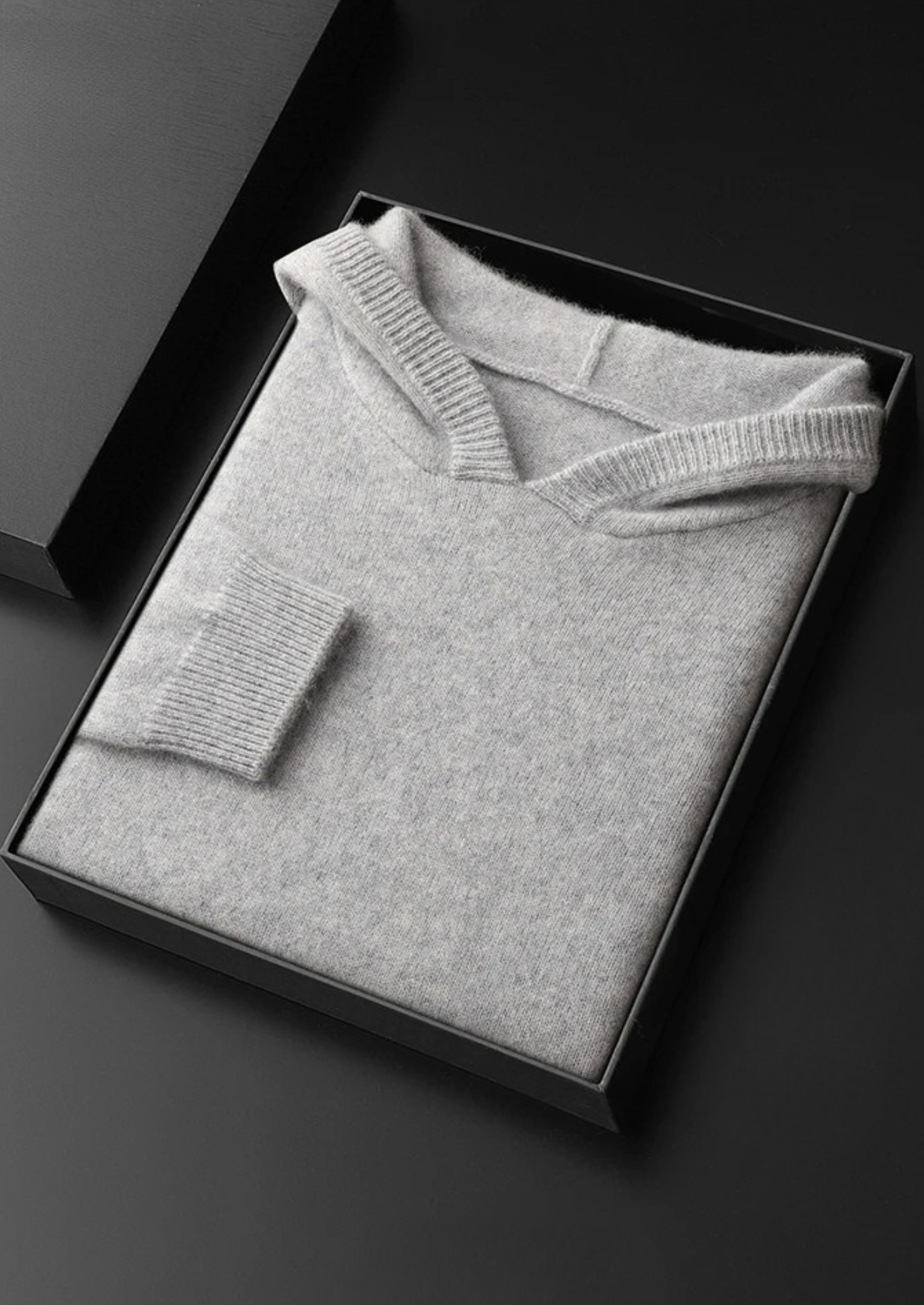 House of Whitmore | Fine Knit Hooded Sweater
