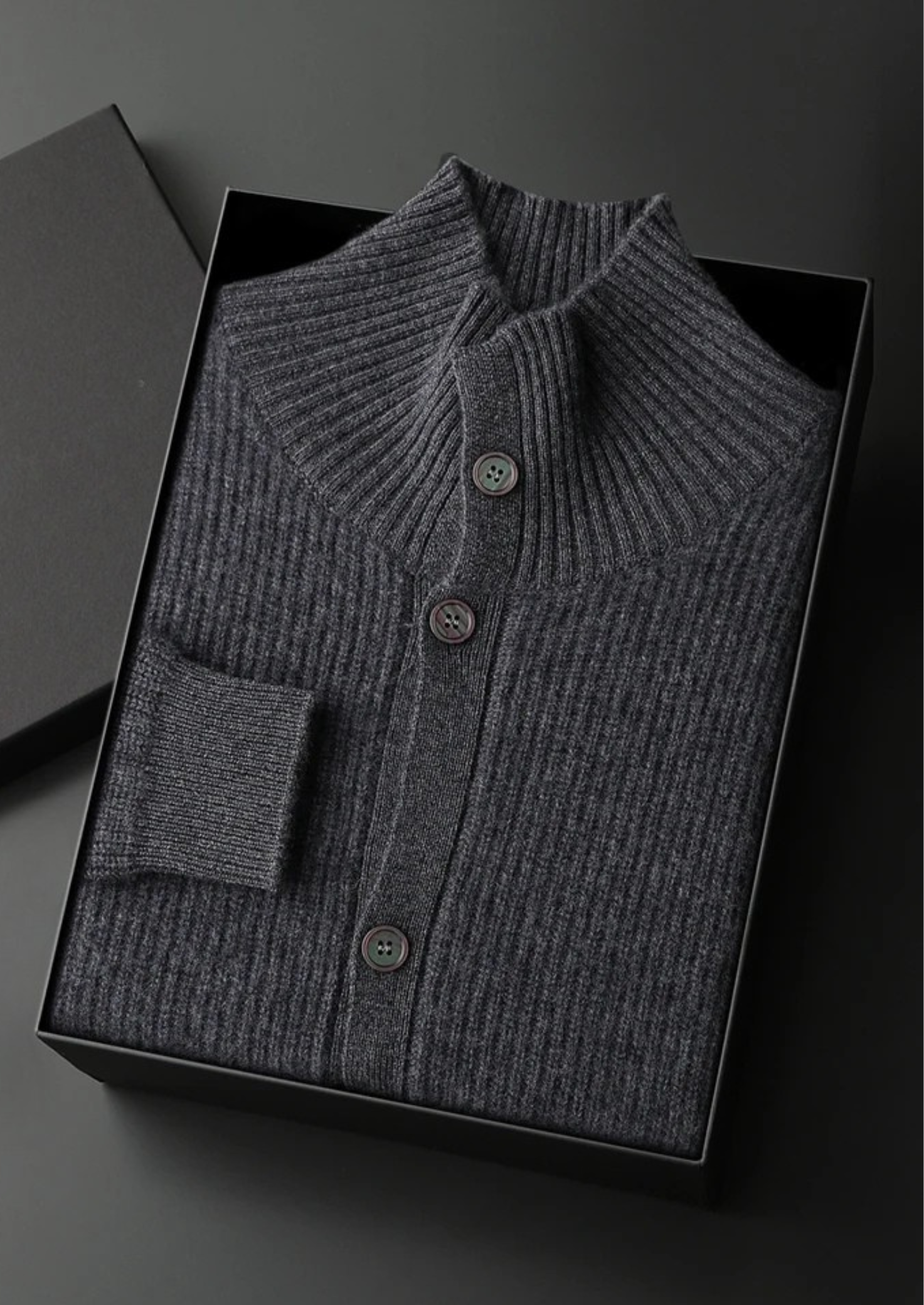 House of Whitmore | Classic Button-Front Knit Sweater