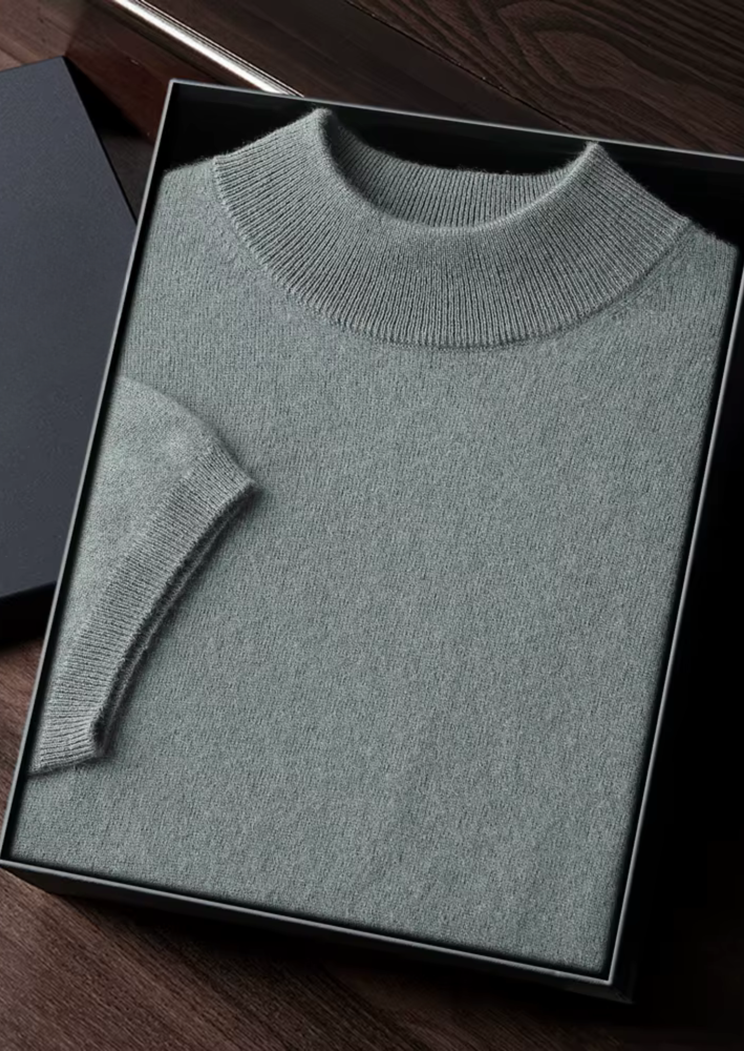 House of Whitmore | Short-Sleeve Mock Neck Knit