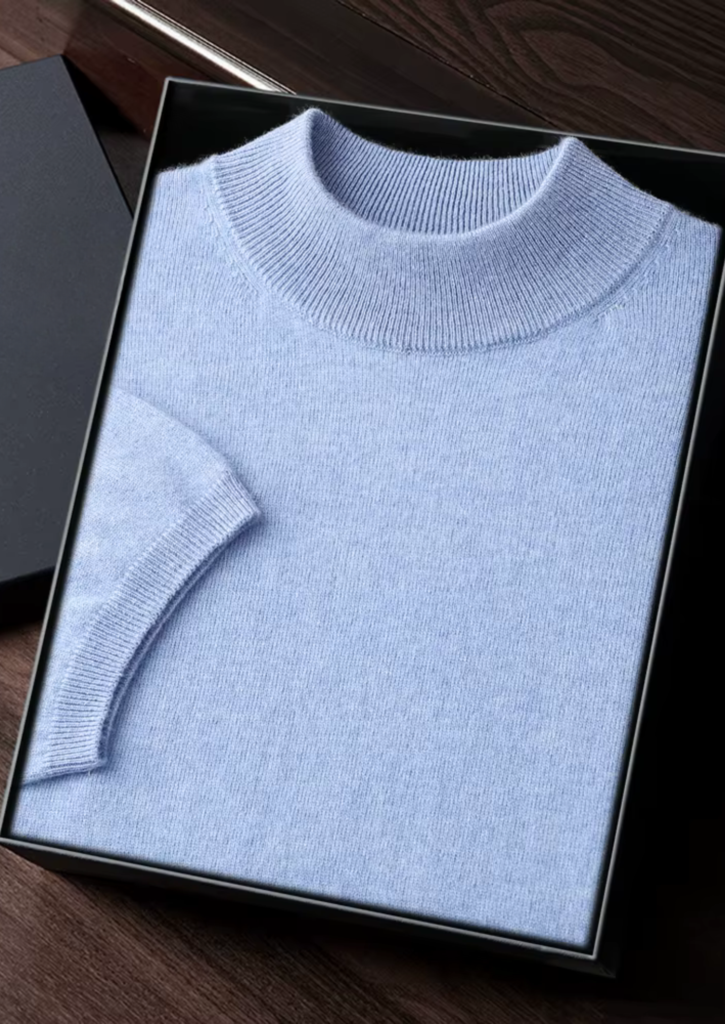 House of Whitmore | Short-Sleeve Mock Neck Knit