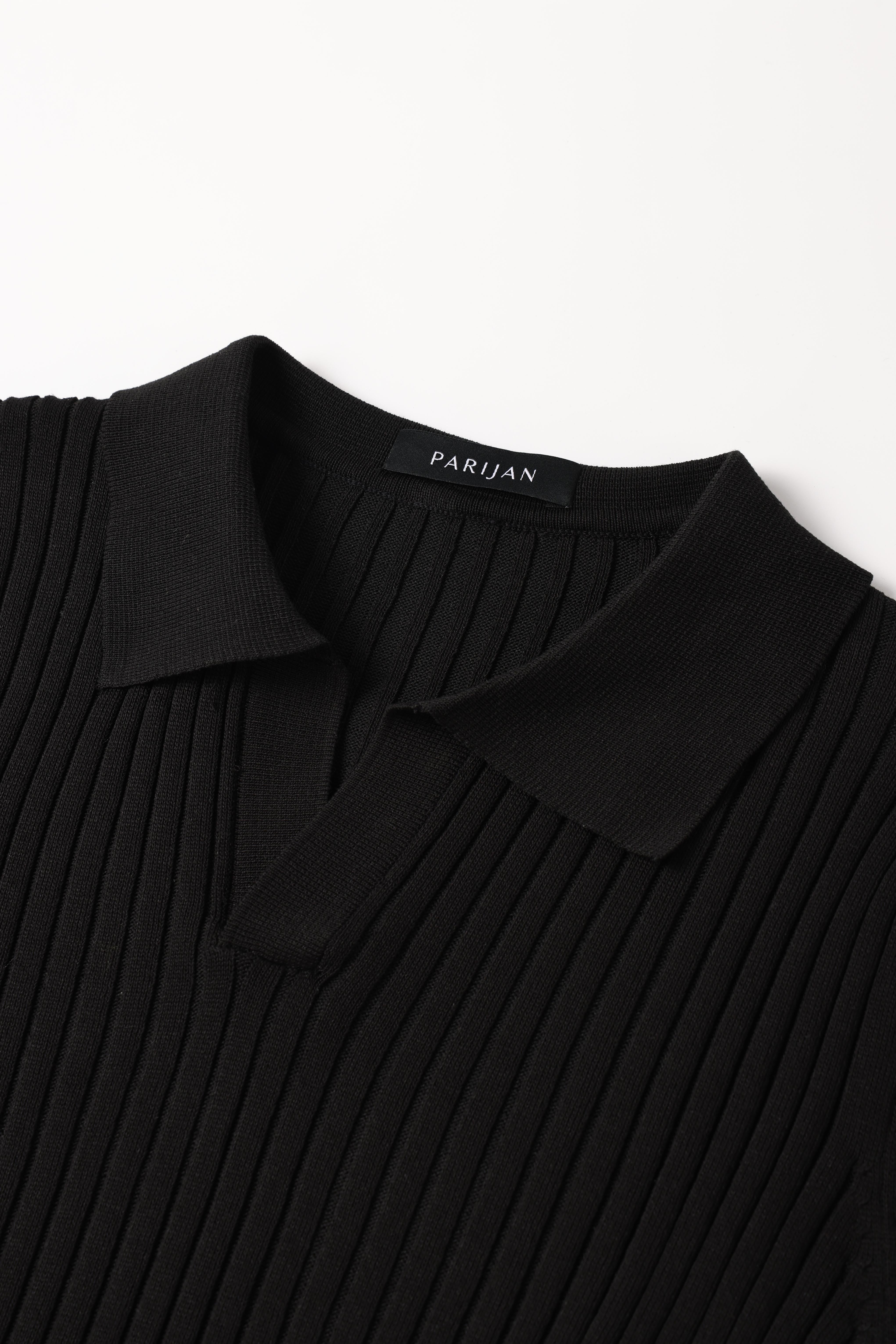 House of Whitmore | Cotton-Blend V-Neck Polo Shirt