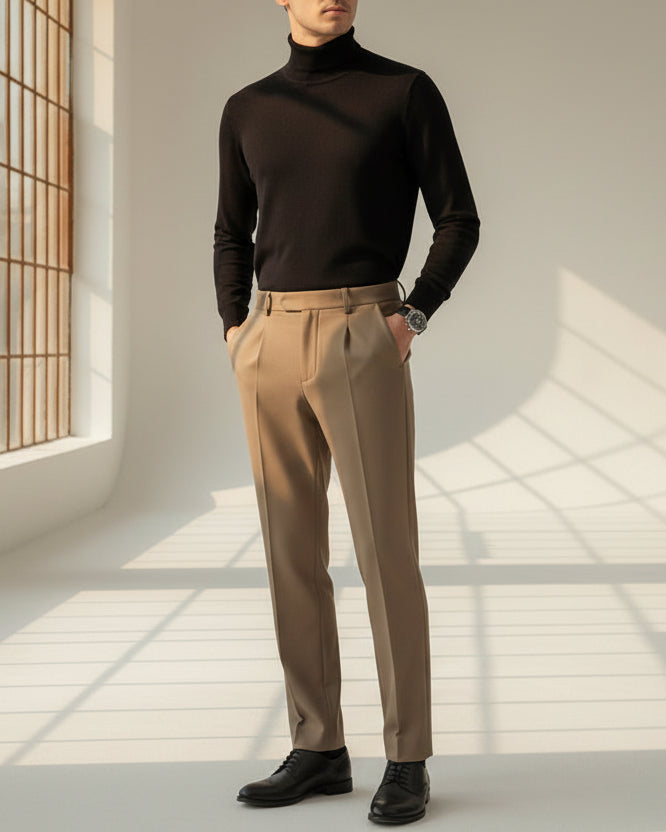 House of Whitmore │ High-Waist Pleated Trousers
