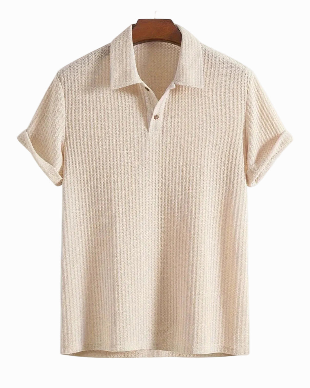 House of Whitmore | Waffle Knit Polo Shirt