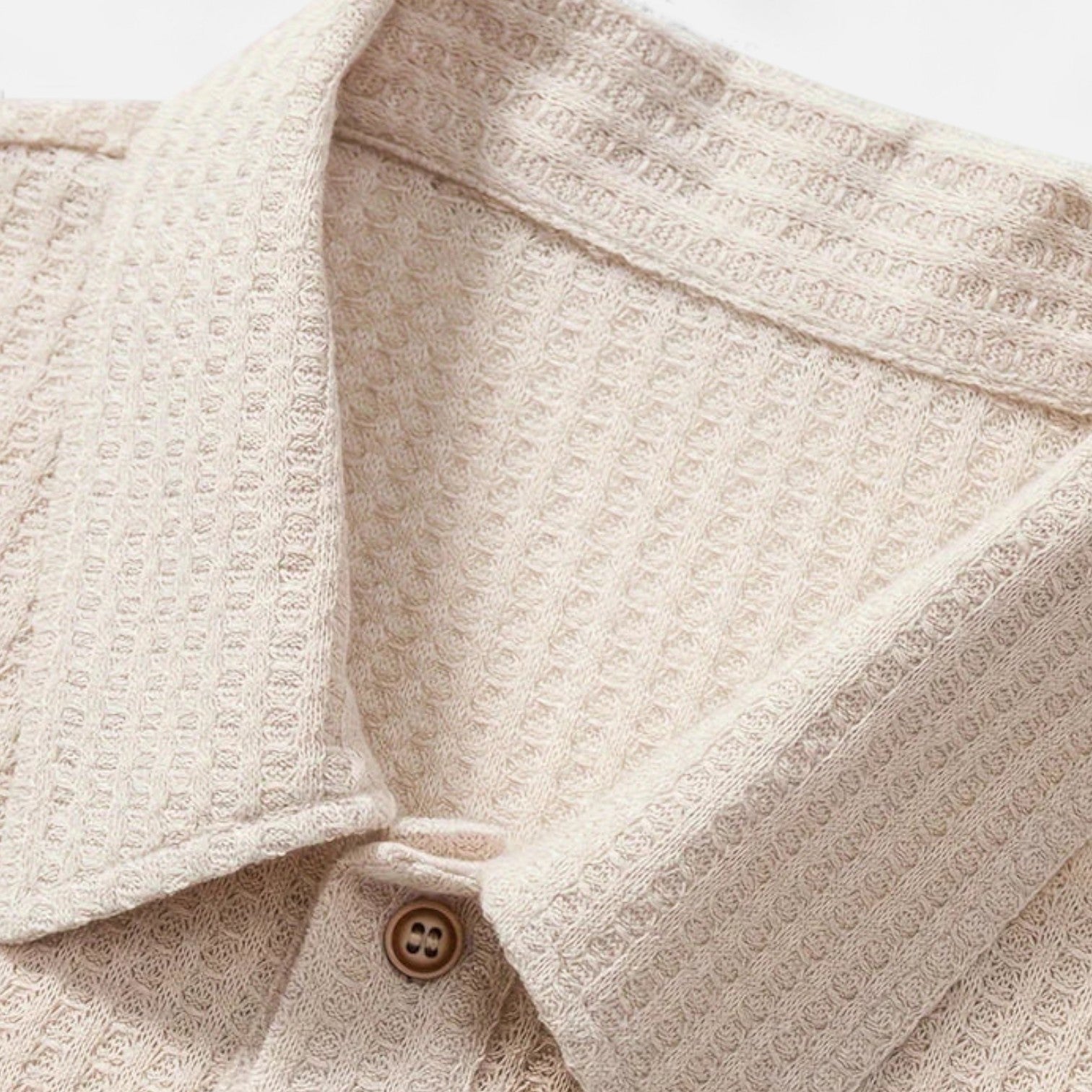 House of Whitmore | Waffle Knit Polo Shirt